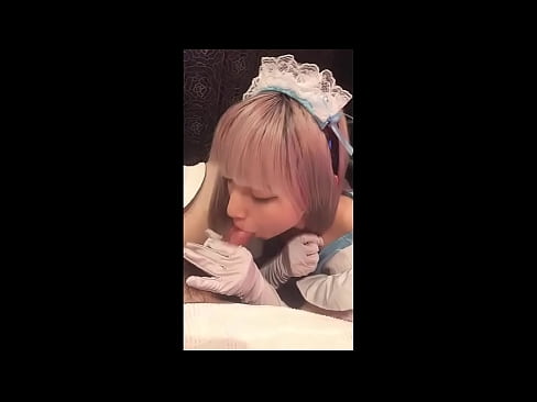 ❤️ Japanese Idol [mayuka], Franse diensmeisie kostuum, deel 1, blowjob en ruk af met lotion ️ Tuisgemaakte pornografie by ons ❌